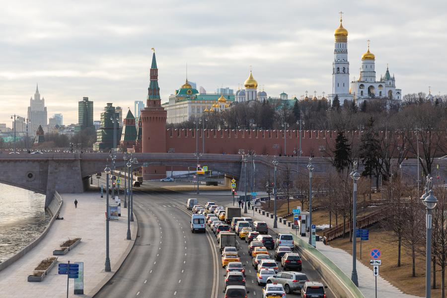 Imagen del 10 de marzo de 2022 del Kremlin en Moscú, Rusia. (Xinhua/Bai Xueqi) 