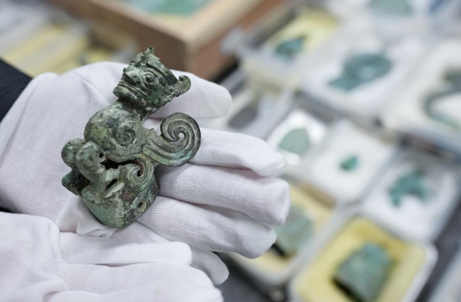 China completa restauración de más de 4.000 artefactos de ruinas de Sanxingdui