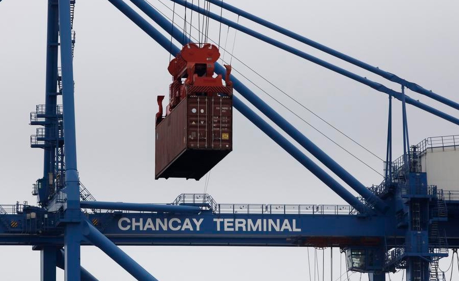 Imagen del 7 de noviembre de 2024 del puerto de Chancay, en Perú. (Xinhua/Mariana Bazo)