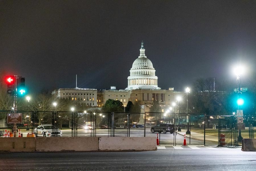 Imagen del 5 de enero de 2025 del edificio del Capitolio estadounidense en Washington D.C., Estados Unidos. (Xinhua/Hu Yousong)