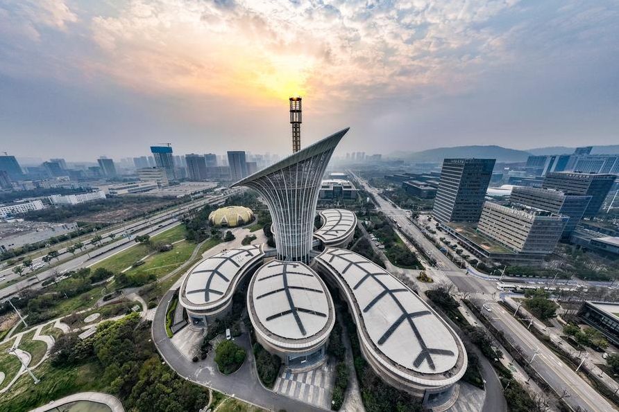 Esta foto del 16 de marzo de 2024 muestra el edificio del Instituto de Investigación de Nuevas Energías de Wuhan, capital de la provincia de Hubei, en el centro de China. (Xinhua/Wu Zhizun)