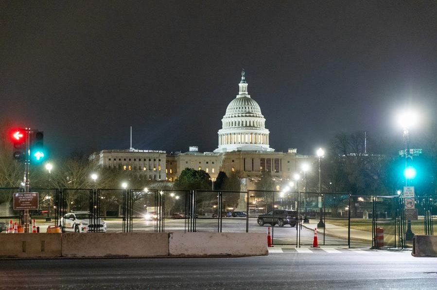 Imagen del 5 de enero de 2025 del edificio del Capitolio estadounidense, en Washington D.C., Estados Unidos. (Xinhua/Hu Yousong)