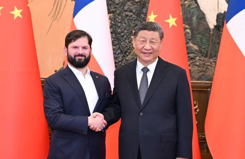 Xi se reúne con el presidente chileno