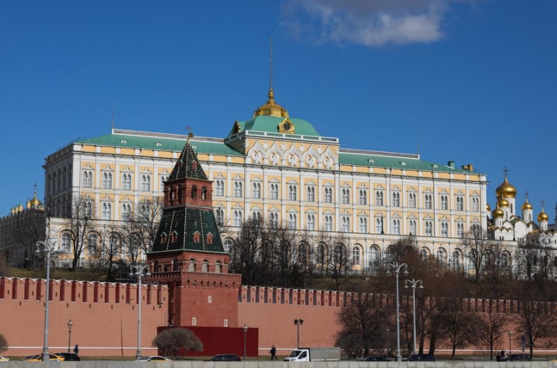 Imagen del 18 de marzo de 2025 de una vista del Kremlin, en Moscú, capital de Rusia. (Xinhua/Bai Xueqi)