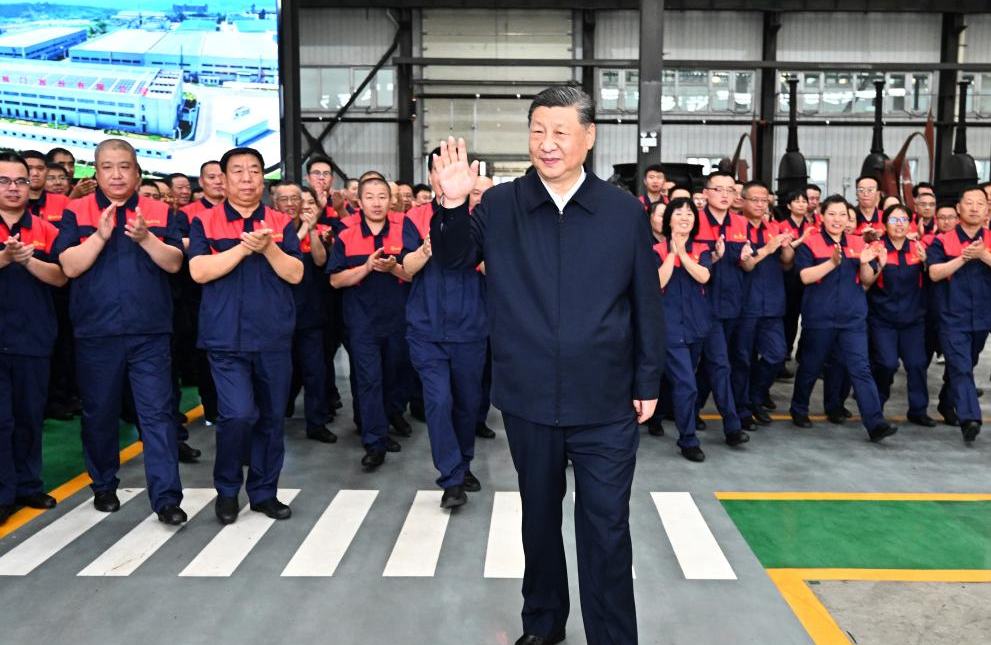 Xi inspecciona empresa manufacturera en provincia china de Shanxi