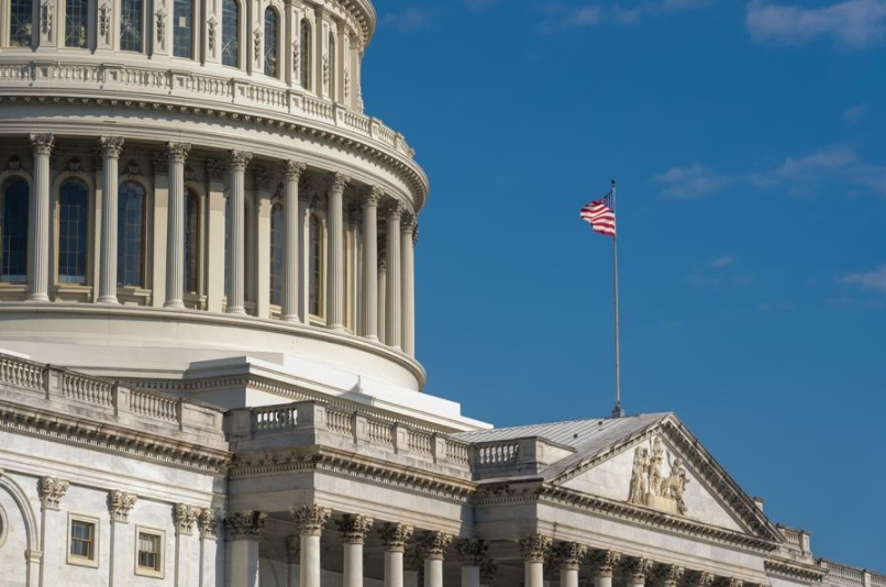 Imagen del 3 de julio de 2025 del edificio del Capitolio de Estados Unidos, en Washington, D.C., Estados Unidos. (Xinhua/Hu Yousong)