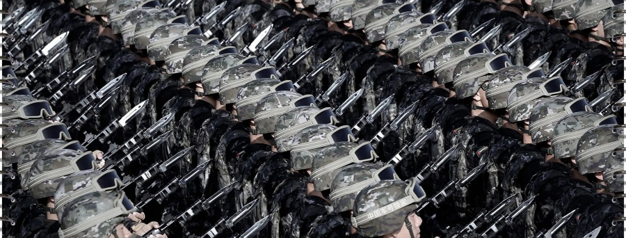Imágenes del entrenamiento militar para el desfile del Día de la Victoria en China