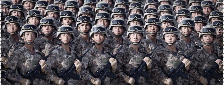 Imágenes del entrenamiento militar para el desfile del Día de la Victoria en China