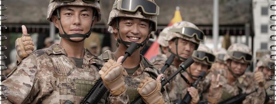 Imágenes del entrenamiento militar para el desfile del Día de la Victoria en China