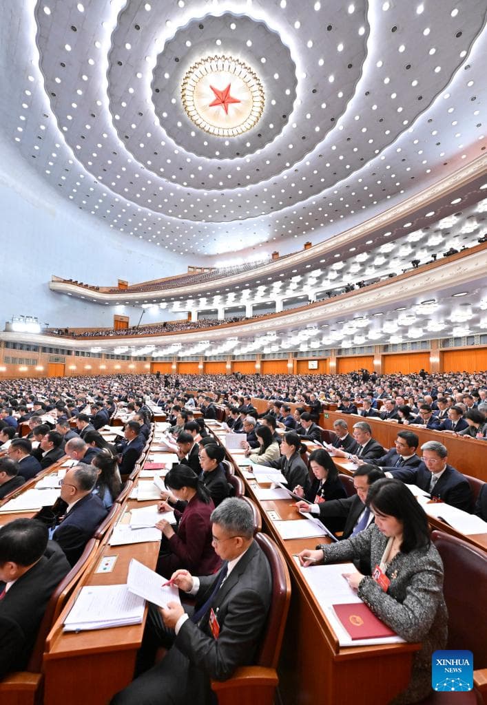 Órgano legislativo nacional de China celebra segunda reunión plenaria
