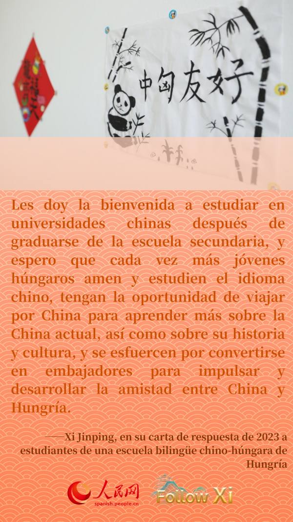 Así anima el presidente Xi Jinping a los jóvenes estudiantes de todo el mundo