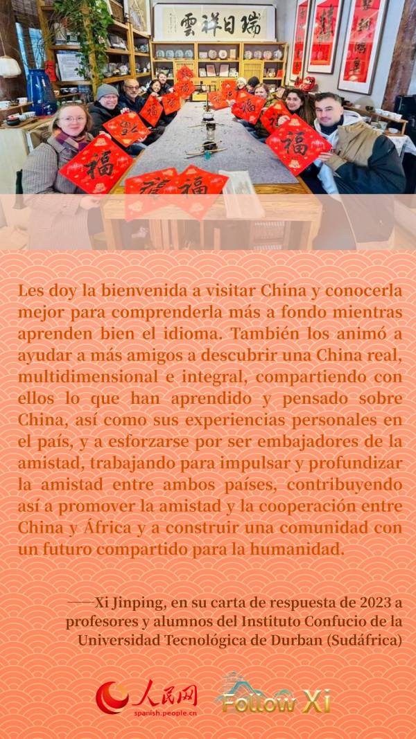 Así anima el presidente Xi Jinping a los jóvenes estudiantes de todo el mundo
