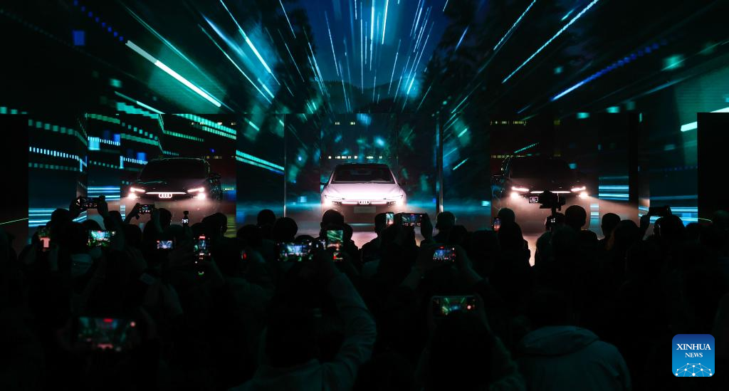 Lanzamiento del Audi A6L e-tron marca su debut en el mercado chino en Changchun, Jilin
