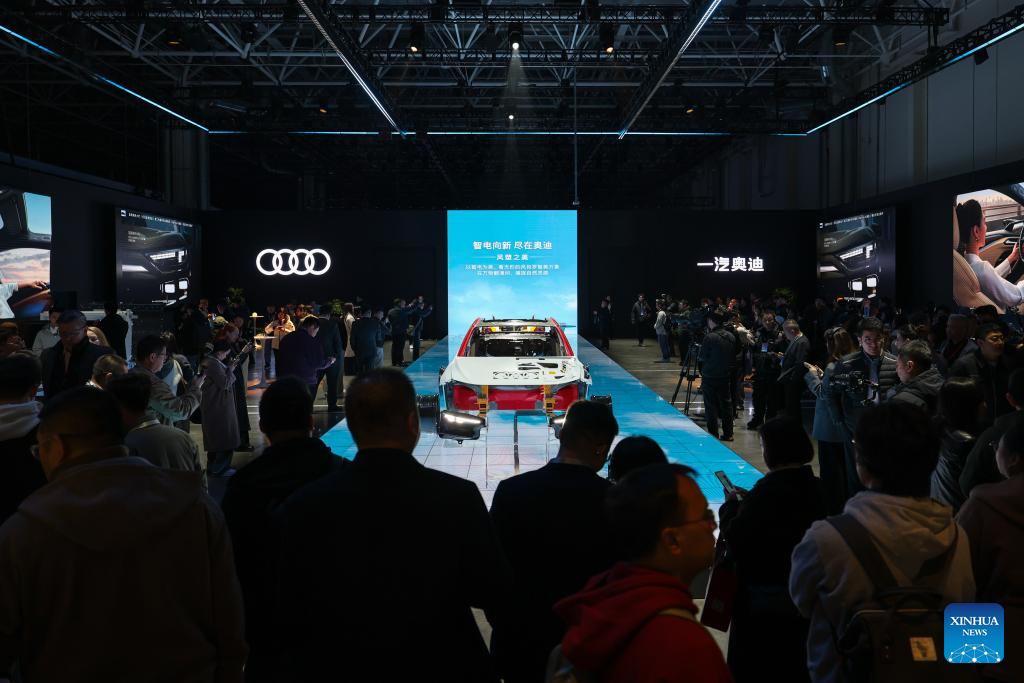 Lanzamiento del Audi A6L e-tron marca su debut en el mercado chino en Changchun, Jilin