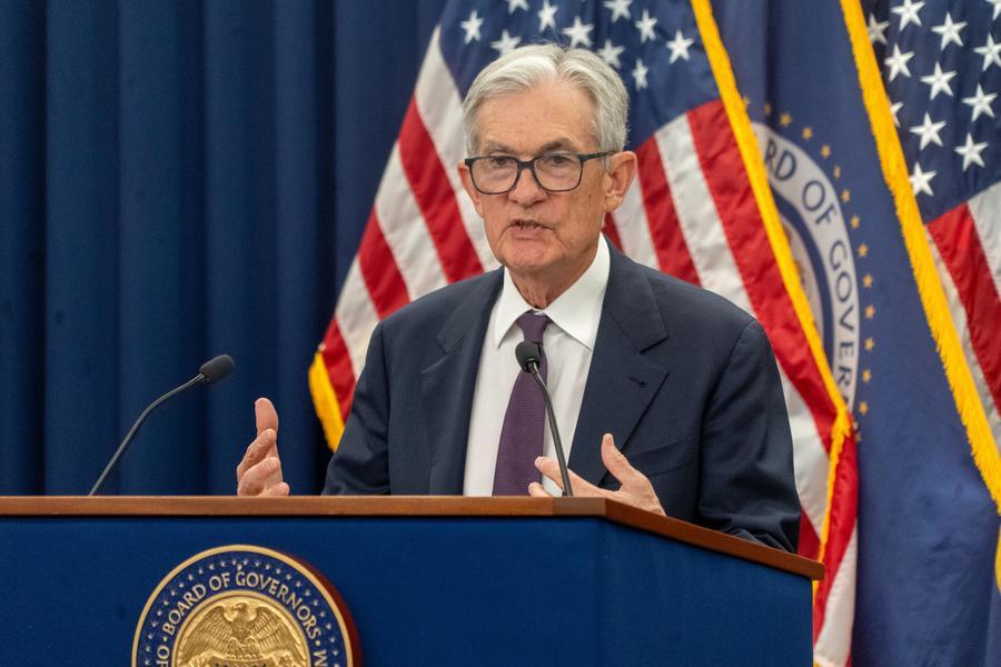 El presidente de la Reserva Federal de Estados Unidos, Jerome Powell, asiste a una conferencia de prensa, en Washington D. C., Estados Unidos, el 28 de enero de 2026. (Xinhua/Li Yuanqing)