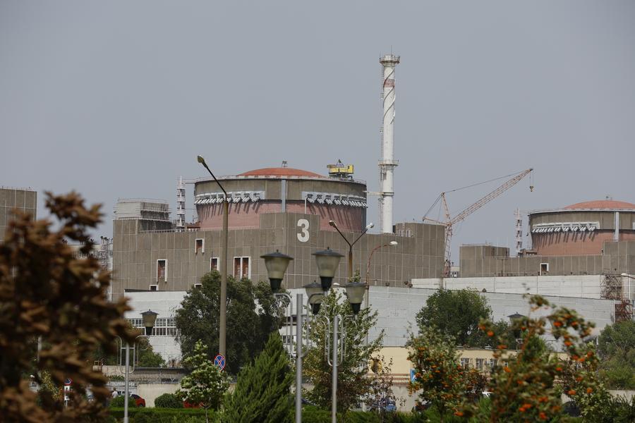 Imagen del 22 de agosto de 2022 de la central de energía nuclear de Zaporiyia. (Xinhua/Victor)