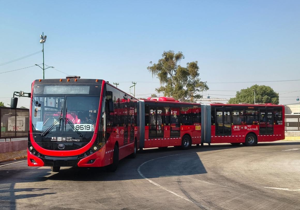 Los autobuses ecológicos de Yutong comienzan a circular por las calles de Ciudad de México