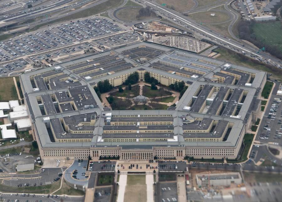 Imagen de archivo del 19 de febrero de 2020 del Pentágono visto desde un avión sobre Washington, D.C., Estados Unidos. (Xinhua/Liu Jie)