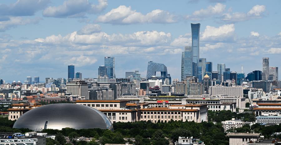 Vista panorámica del horizonte urbano de Beijing, capital de China, el 9 de junio de 2026. (Xinhua/Wang Jianhua)