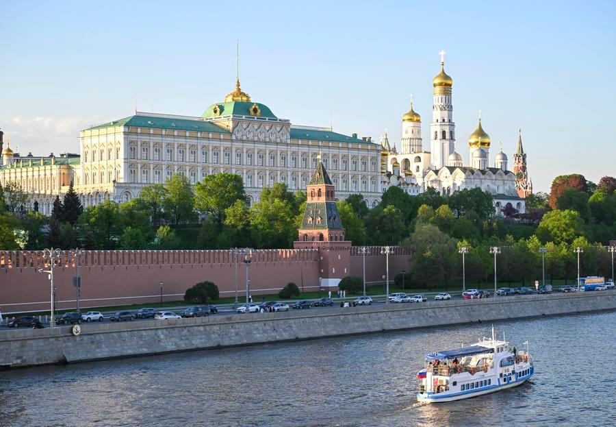 Imagen del 13 de mayo de 2026 del Kremlin, en Moscú, Rusia. (Xinhua/Hao Jianwei) 