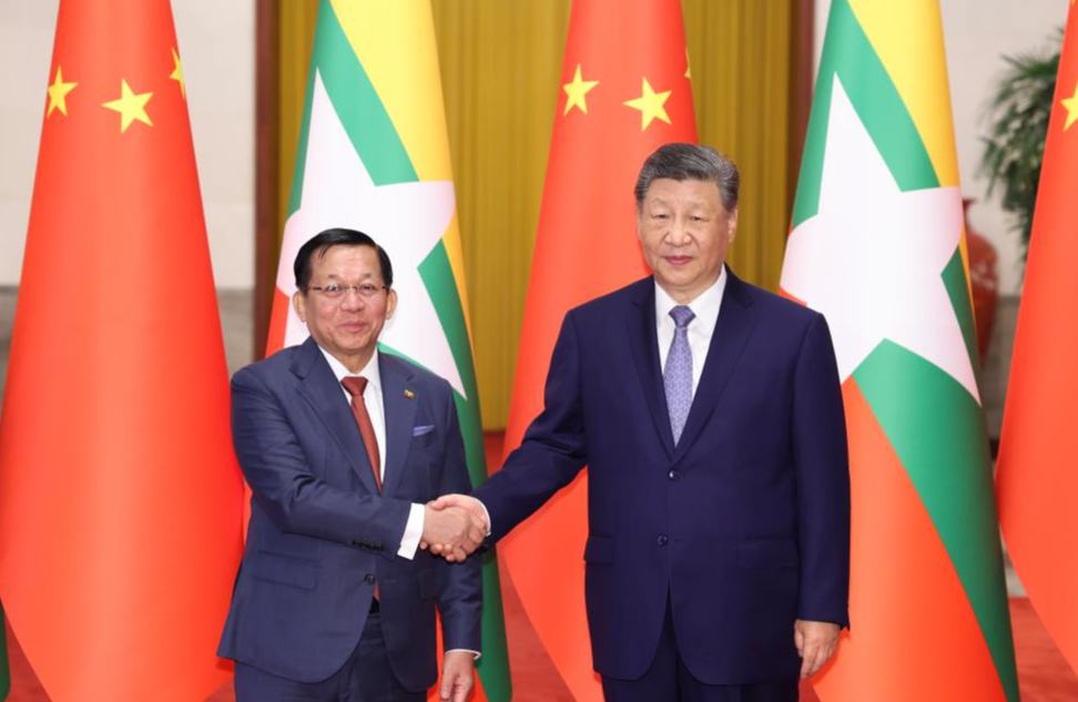 Presidente chino mantiene conversaciones con su homólogo de Myanmar sobre aumento de la cooperación