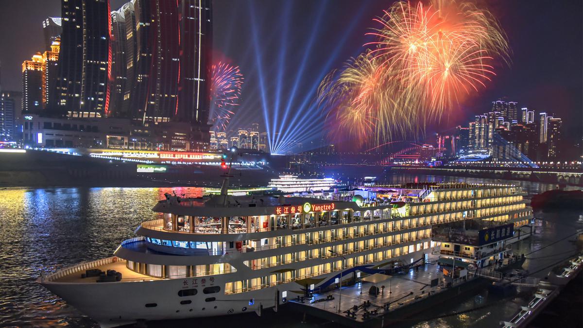 Nueva ruta de crucero de lujo que conecta Chongqing y Shanghai por el río Yangtsé, con escala en la Terminal Internacional de Cruceros Wusongkou de Shanghai, 8 de julio del 2026. (Foto: proporcionada)