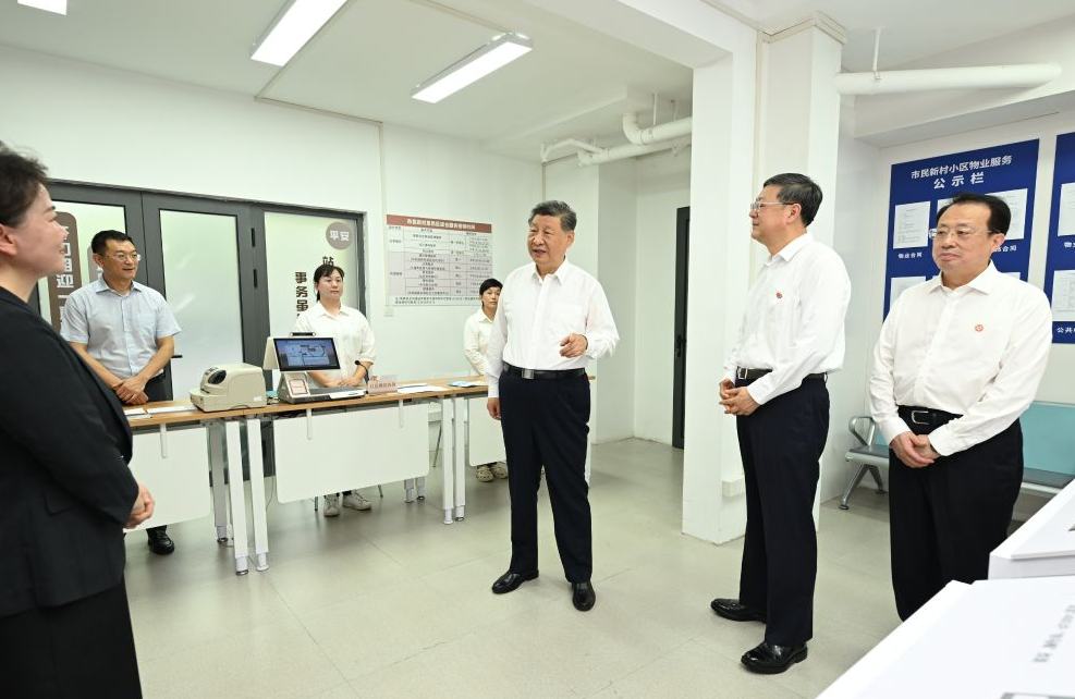 Xi hace hincapié en la renovación urbana de alta calidad en viaje de inspección a Shanghai