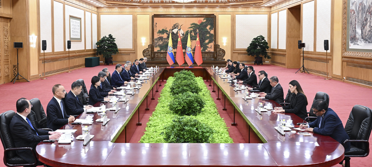 Xi insta a China y Ecuador a fortalecer el alineamiento de las estrategias de desarrollo