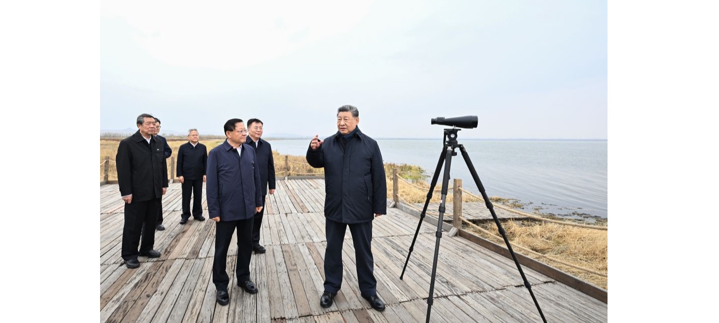 Xi resalta necesidad de priorizar la conservación ecológica y buscar el desarrollo verde