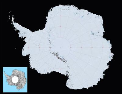 Divulgan nuevo mapa de la Antártida