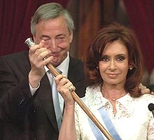 Jura Cristina Fernández como presidenta de Argentina