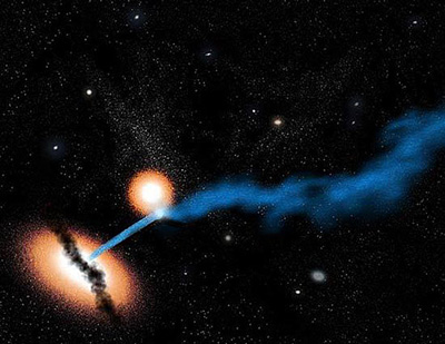 Astrónomos norteamericanos logran fotografiar escenas espectaculares de agujero negro: Emisiones azotan una galaxia cercana