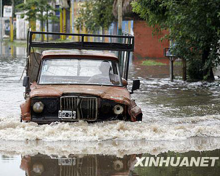 Capital de Argentina, afectada por inundaciones