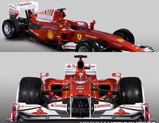 El equipo Ferrari estrena su nuevo coche de carrera
