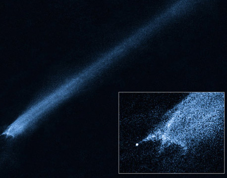 Primera imagen de meteroritos captdas por telescopio Hubble