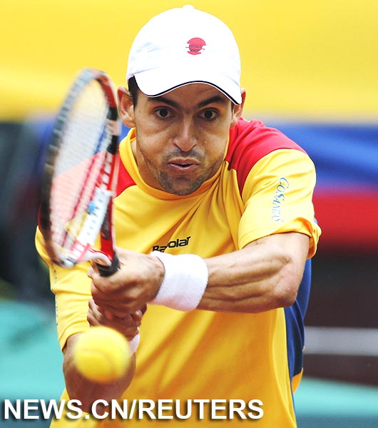 Tenis: Colombiano Giraldo clasifica a cuartos de final del Abierto Mexicano