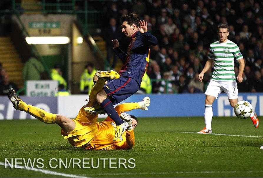 Fútbol: Celtic derrota por 2-1 a Barcelona en Liga de Campeones