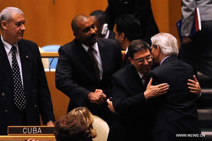 Asamblea General de ONU pide a EEUU levantar embargo a Cuba