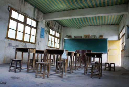 Las aulas abandonadas