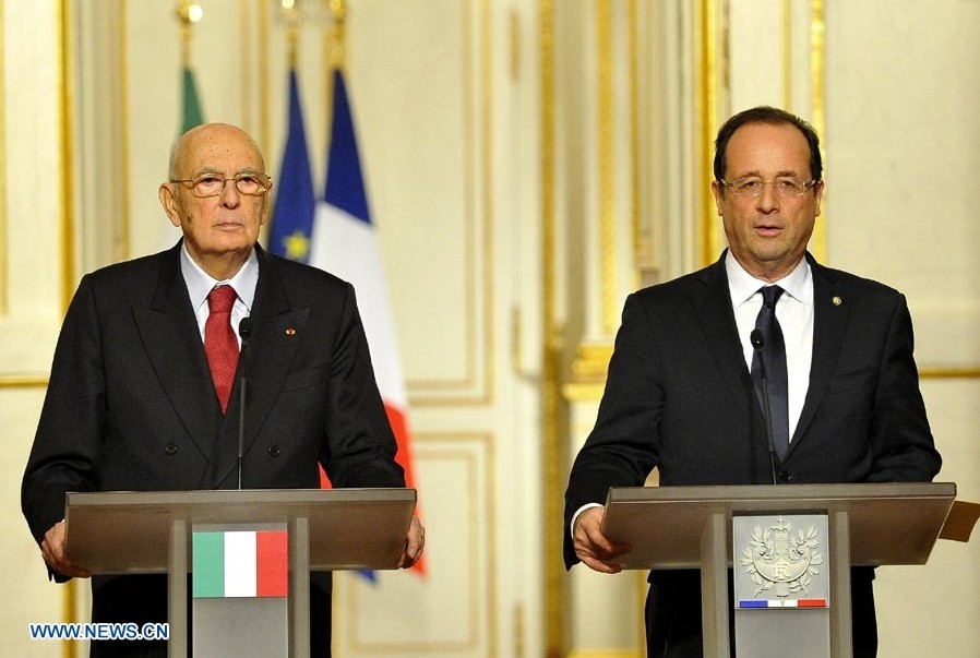 Líderes de Francia e Italia consideran a tregua en Gaza crucial para proceso de paz