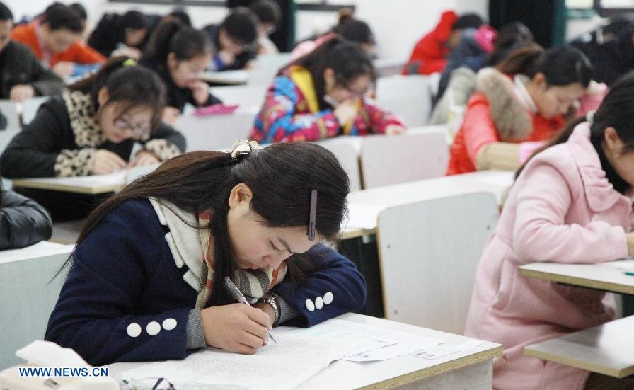 Alrededor de 1,12 millones de chinos se presentan a examen al funcionariado público