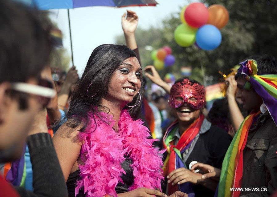 El desfile del Orgullo Gay en la ciudad de Nueva Delhi