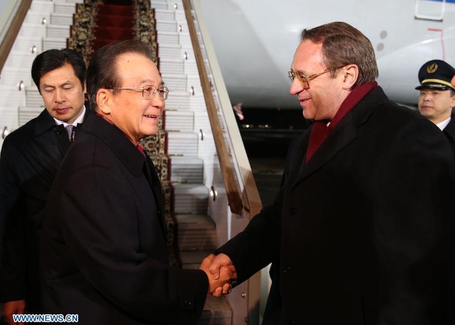 China continuará dando prioridad a sus relaciones con Rusia: Wen Jiabao
