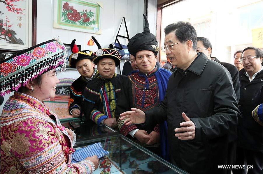 Presidente chino visita provincia Guizhou, suroeste de China