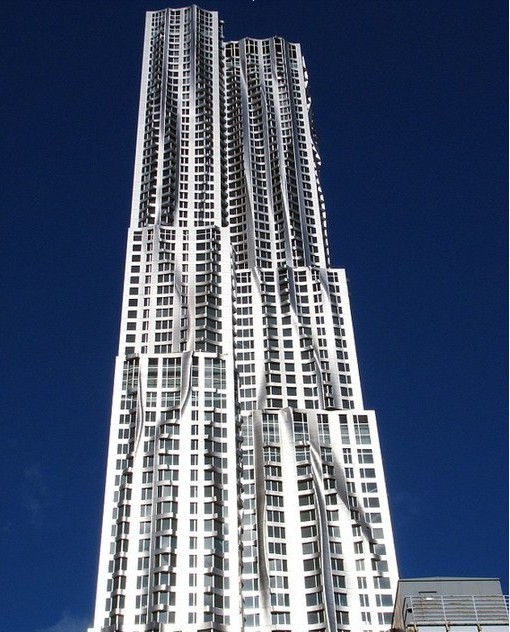 Los diez primeros rascacielos de 2012No.1.  8 Spruce Street, Nueva York: 265,1 metros, 76 pisos