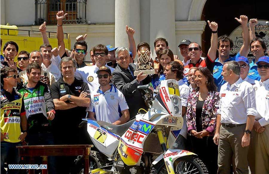 Piñera lanza en Chile Rally Dakar 2013