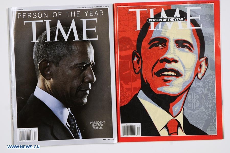 La revista "Time" nombró a Barack Obama como persona del año 2012