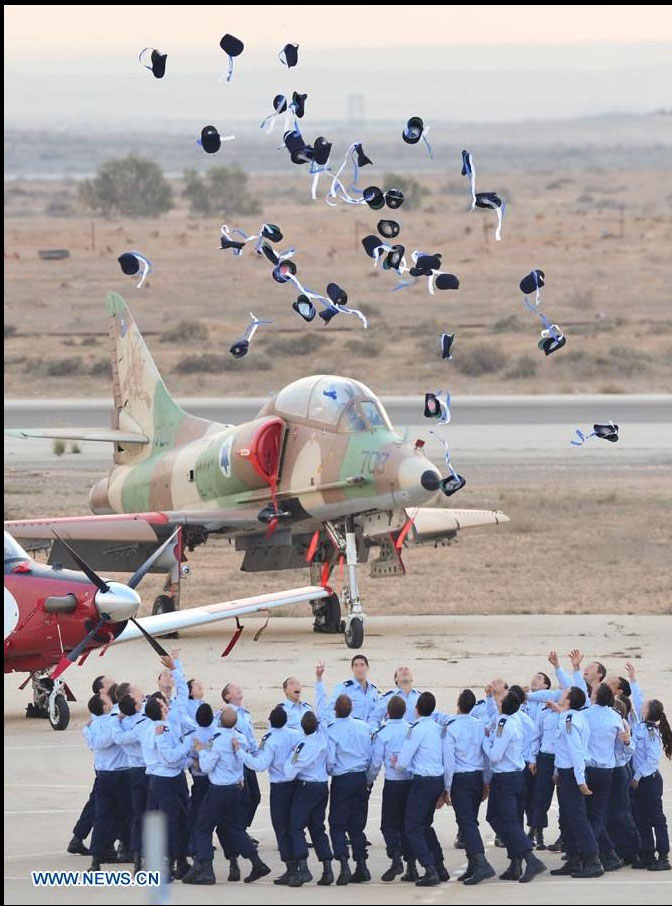 Israel: Ceremonia de graducación de pilotos militares israelíes