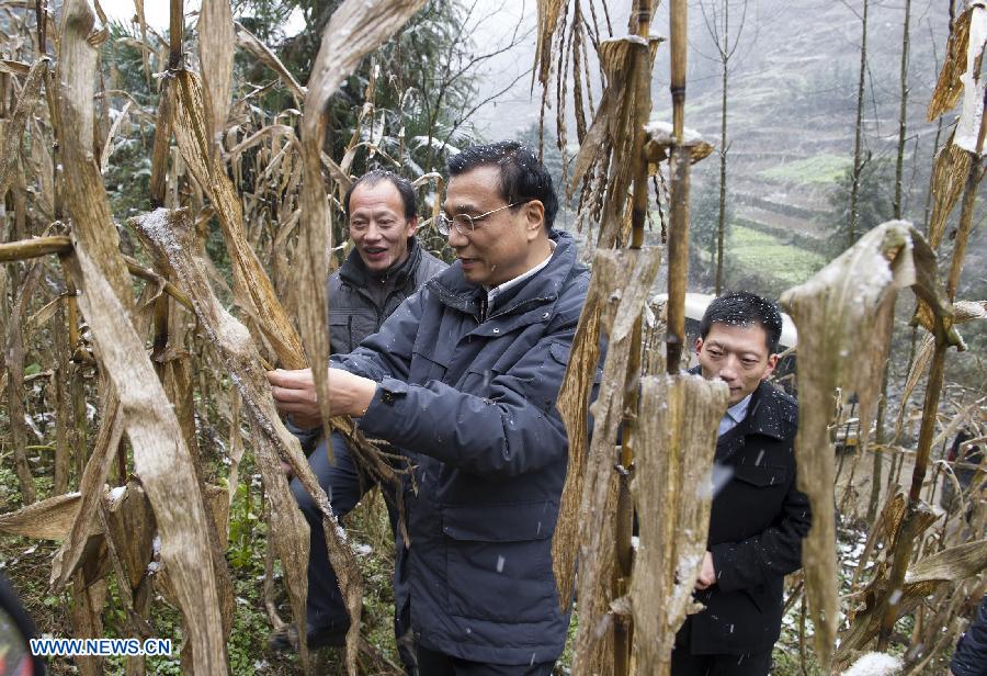 Líder chino pide eliminar pobreza en centro y oeste de China (3)