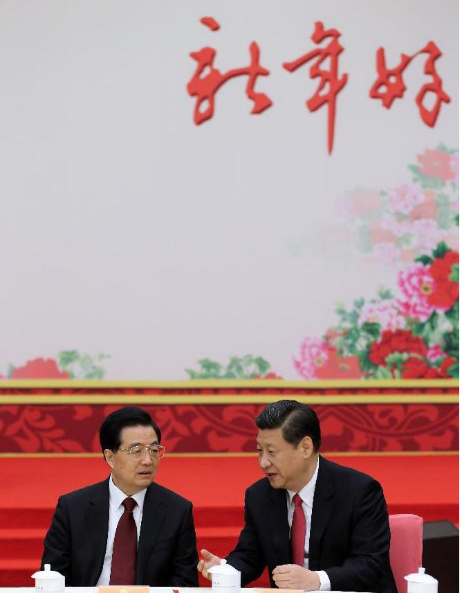 Líderes chinos celebran Año Nuevo con asesores políticos